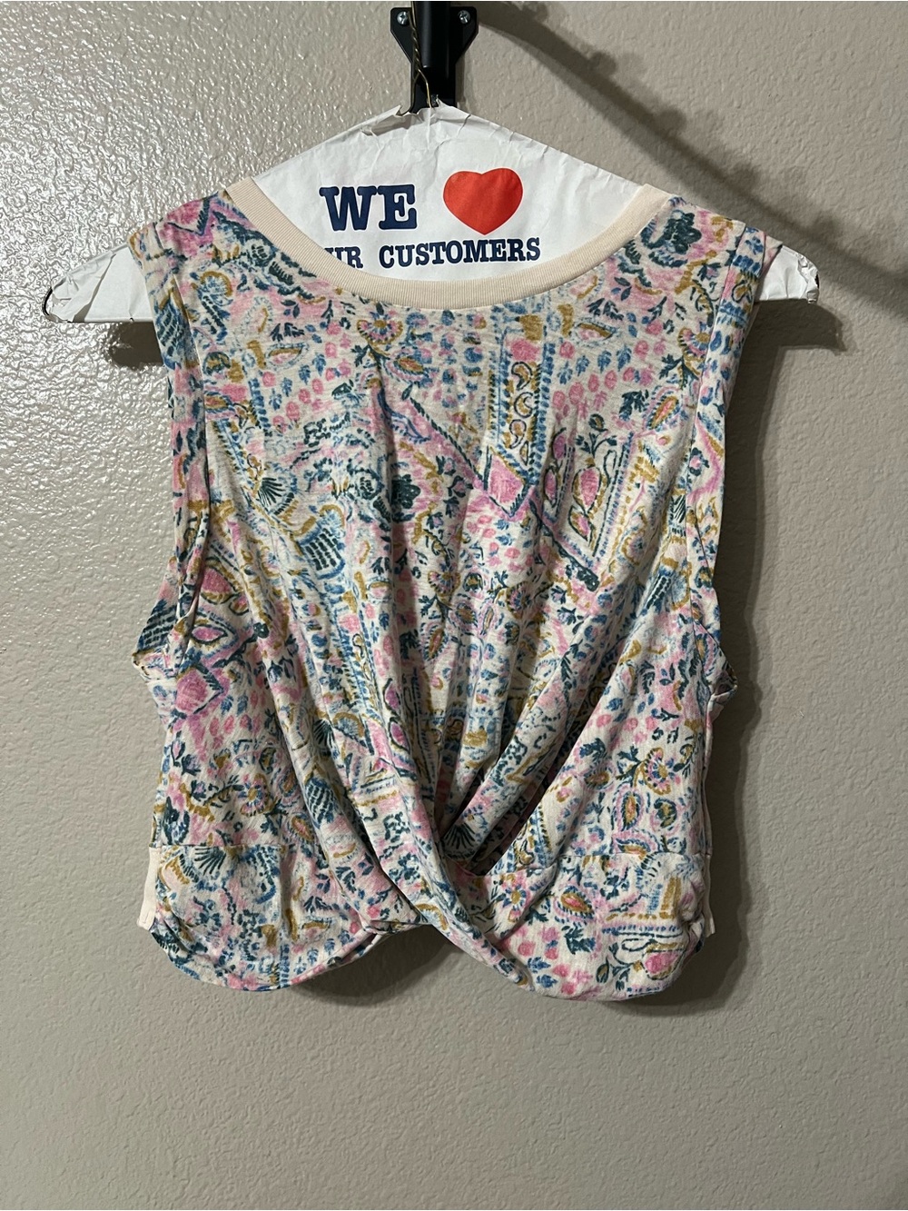 Free People Movement Printed
Undertow Yoga Tank. Sz- Lg